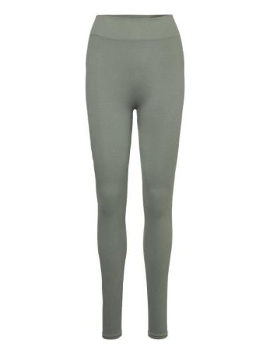 Alice Seamless Rib Tights Björn Borg Green