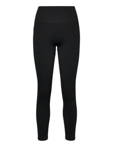 Studio Seamless Rib Tights Björn Borg Black