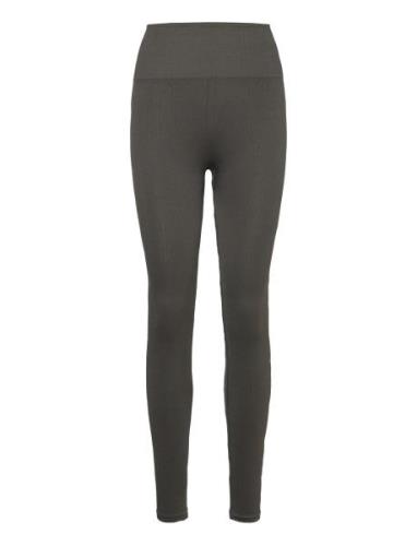 Studio Seamless Rib Tights Björn Borg Grey