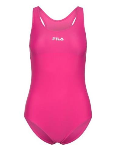 Saki Racer Back Swimsuit FILA Pink