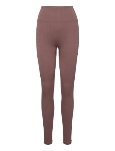 Soft Rib Seamless Legging Moonchild Yoga Wear Brown