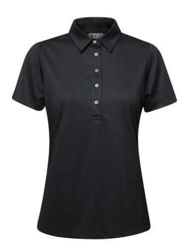 Ladies Performance Polo BACKTEE Black