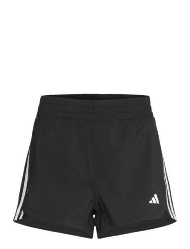 Pacer Training 3 Stripes Woven Mid Rise Short Adidas Performance Black