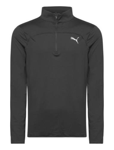 Run Cloudspun 1/4 Zip PUMA Black