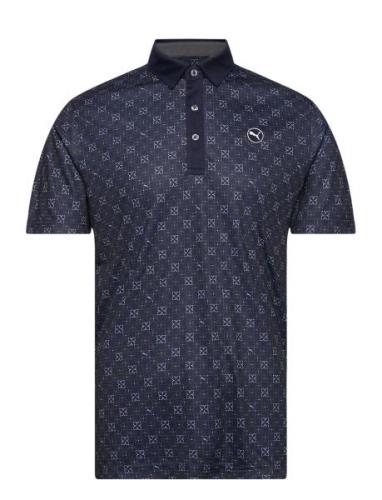 Pure Monogram Polo PUMA Golf Navy