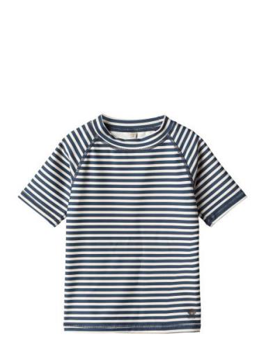 Swim T-Shirt S/S Jackie Wheat Blue