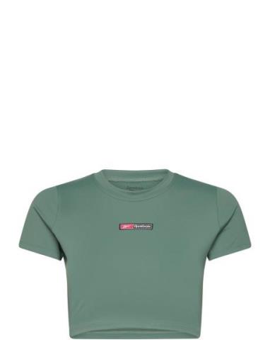 Lux Bold Crop Tee Reebok Performance Green