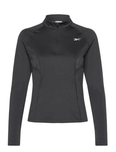 Running 1/4 Zip Reebok Performance Black