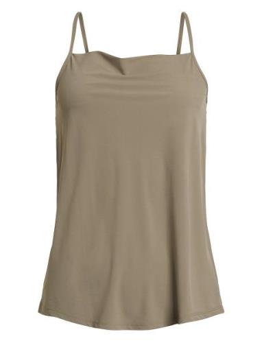 Ann Crossed Back Top Rethinkit Khaki