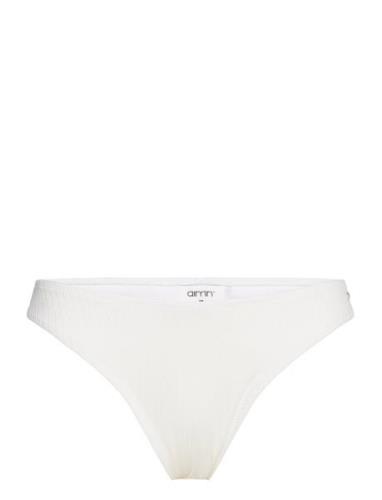 Ribbed U-Shape Bikini Bottom Aim´n White