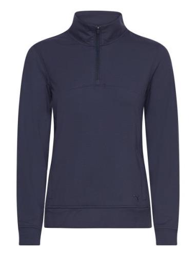 W Cloudspun Isla 1/4 Zip PUMA Golf Navy