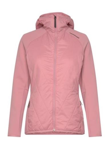 W Insulated Hybrid Hood Peak Performance Pink