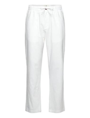 Akjan Cot/Linen Ela Pants Anerkjendt White