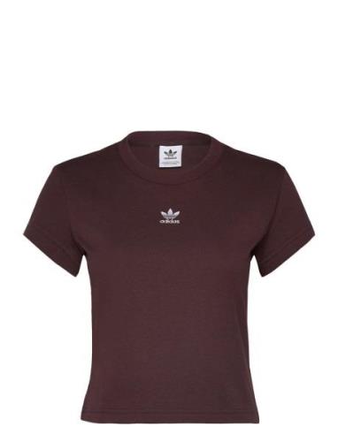 Ess Slim Tee Adidas Originals Brown