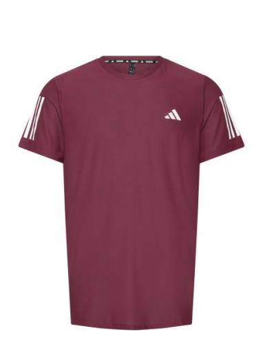 Own The Run T-Shirt Adidas Performance Burgundy