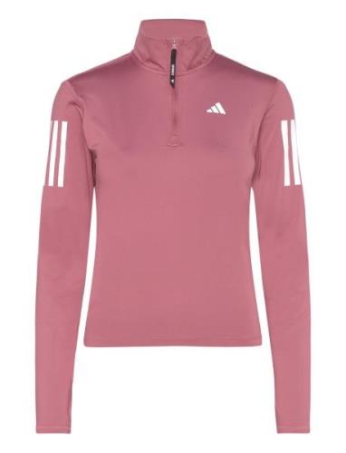 Own The Run Half-Zip Adidas Performance Pink