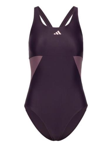 Colorblock C-Back Swimsuit Adidas Performance Purple