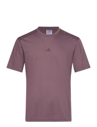 Adidas Yoga Tee Adidas Performance Burgundy