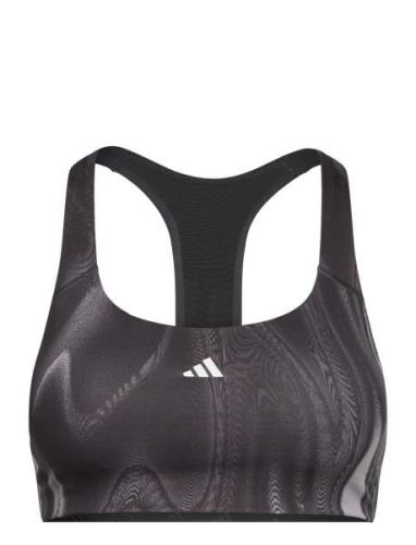 Powerimpact Training Medium Support 3 Stripes Bra Adidas Performance G...