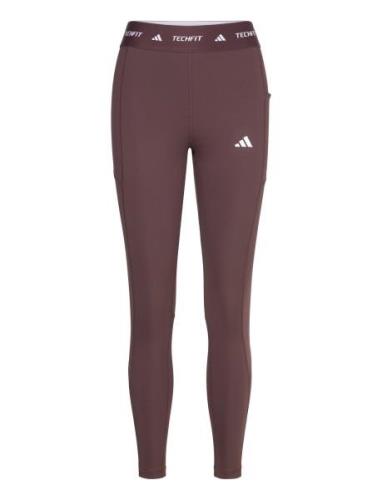 Adidas Techfit Stash Pocket Full Length Leggings Adidas Performance Br...