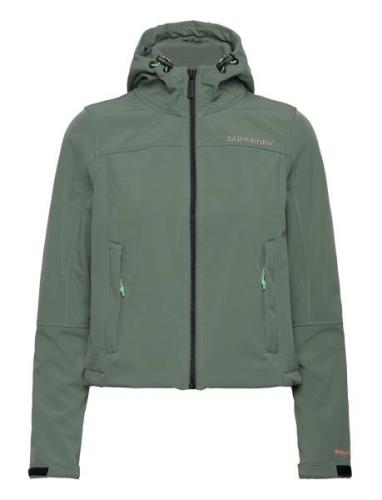 Hooded Soft Shell Trekker Jkt Superdry Sport Green