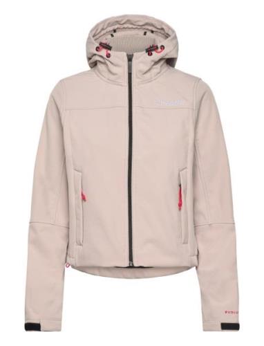 Hooded Soft Shell Trekker Jkt Superdry Sport Beige