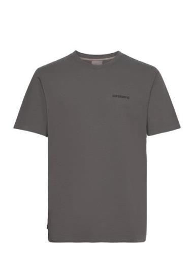 Overdyed Logo Loose Tee Superdry Sport Grey