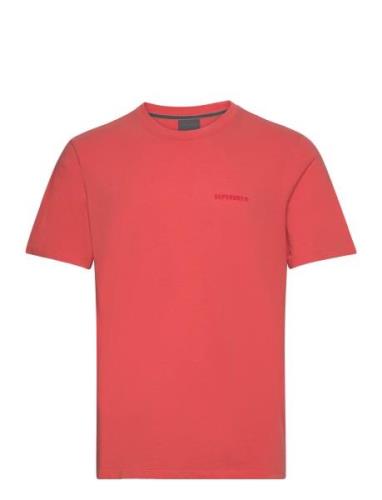 Overdyed Logo Loose Tee Superdry Sport Orange