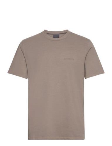 Overdyed Logo Loose Tee Superdry Sport Brown