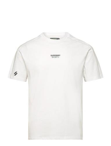 Sport Tech Logo Relaxed Tee Superdry Sport White