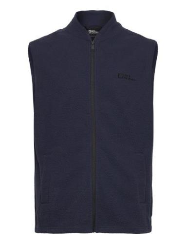 Light Curl Vest M Jack Wolfskin Blue