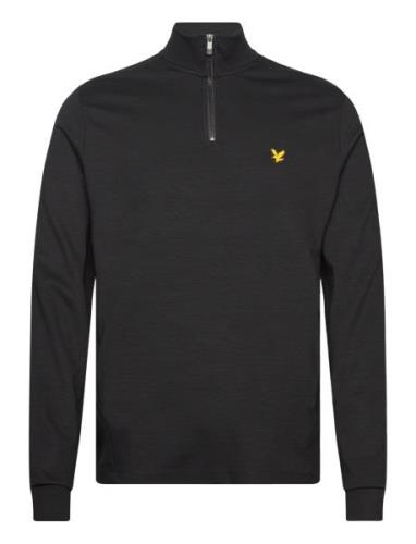 Fly Fleece Quarter Zip Lyle & Scott Sport Black