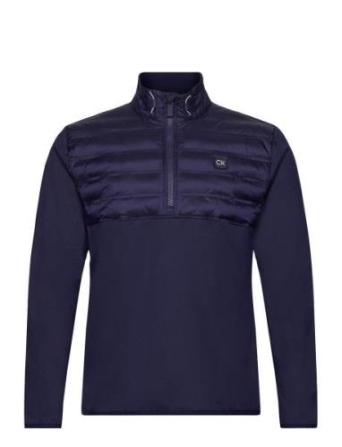 Rangewood Half Zip Hybrid Calvin Klein Golf Navy