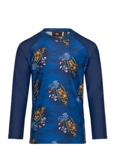 Lwaris 303 - Swim T-Shirt L/S LEGO Kidswear Blue