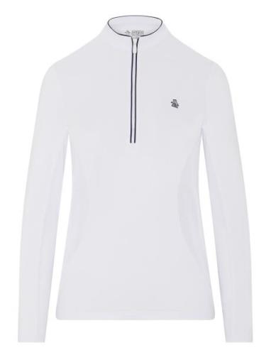 Ls 1/4 Zip Layering Original Penguin Golf White