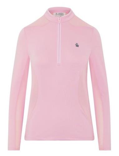 Ls 1/4 Zip Layering Original Penguin Golf Pink