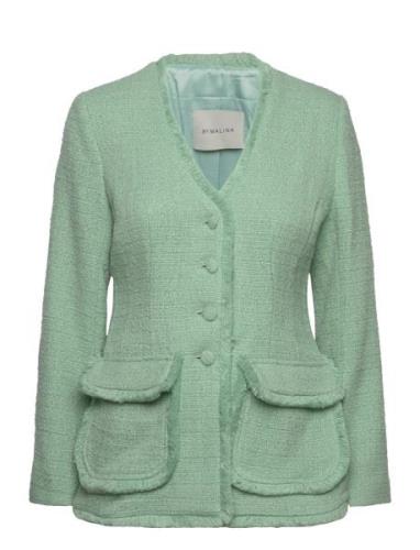 Norma Fitted Boucle Blazer Malina Green