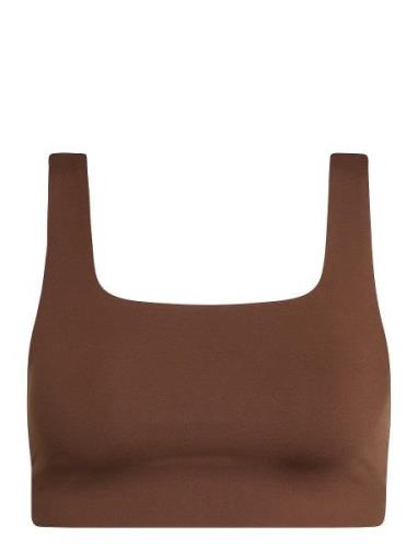 Tommy Bra, Square-Neck Girlfriend Collective Brown