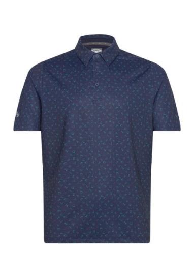 All Over "Drive" Polo Callaway Blue