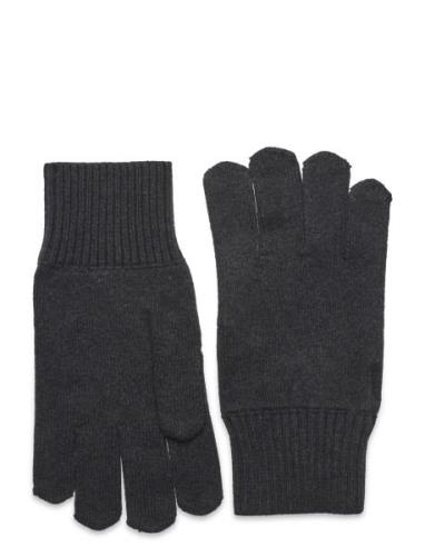 Cotton Cashmere Blend Gloves Tom Tailor Grey