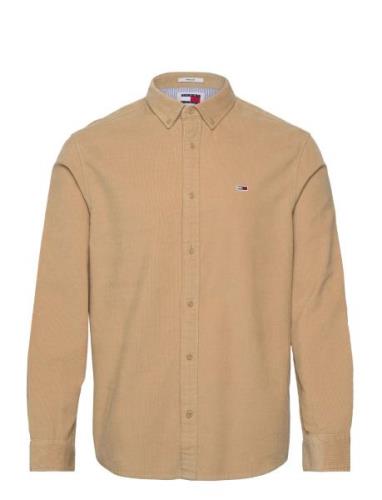 Tjm Reg Corduroy Shirt Tommy Jeans Beige