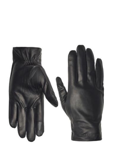 Classic Leather Gloves Calvin Klein Black