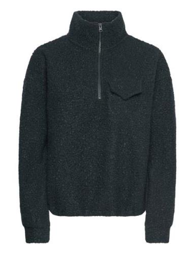 Florrie W Sherpa Half Zip Athlecia Black