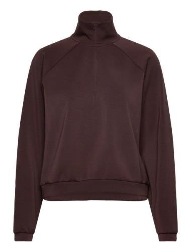 Elaina W Sweat Shirt Athlecia Brown