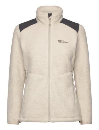 Kammweg Pile Fz W Jack Wolfskin Beige