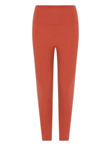 Rib High-Rise Legging, 7/8 Girlfriend Collective Orange