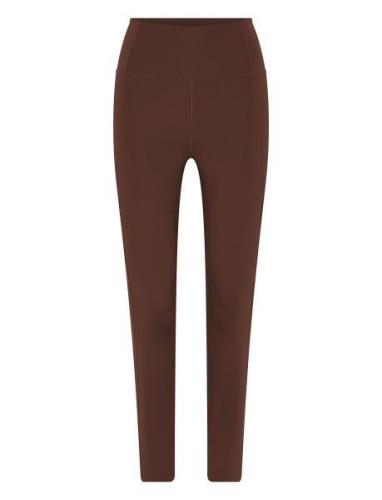 Compressive High-Rise Legging, 7/8 Girlfriend Collective Brown