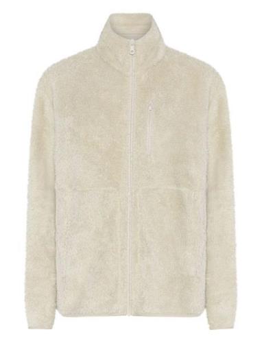 Recycled Fleece Jacket, Full Zip Girlfriend Collective Beige