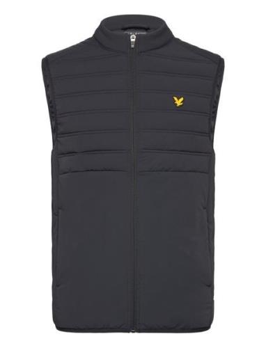 Hybrid Double Baffle Gilet Lyle & Scott Sport Black