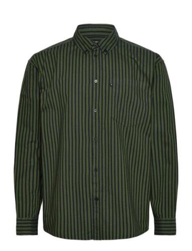 Wwday Striped Aa Embroidery Shirt G Double A By Wood Wood Green